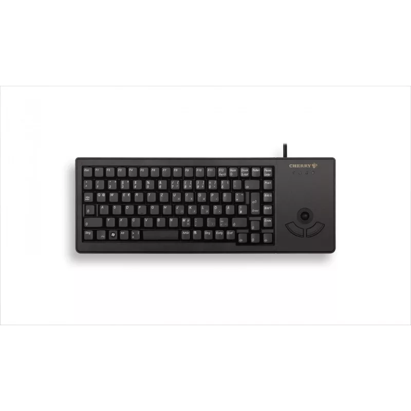 CHERRY XS Trackball G84-5400 tastatūra Birojs USB QWERTZ Vācu Melna