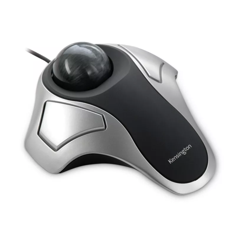 Kensington Orbit Optical Trackball, piemērota abām rokām, optiskais, USB Type-A, sudraba
