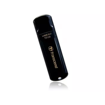 TRANSCEND Jetflash 700 - 16GB USB zibatmiņa - USB 3.0 - Melna