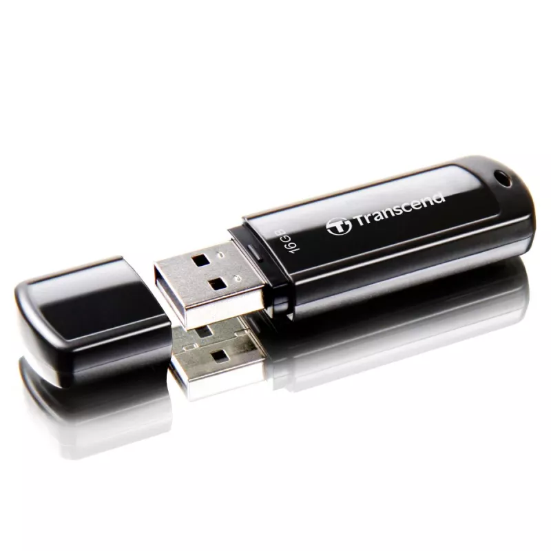 TRANSCEND Jetflash 700 - 16GB USB zibatmiņa - USB 3.0 - Melna