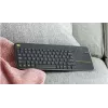 LOGITECH Wireless Touch Keyboard K400 Plus - Melns - Qwerty Holandiešu