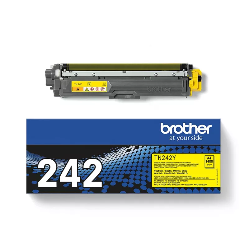 Brother TN-242Y tonera kasetne 1 gab. Oriģināls Dzeltens