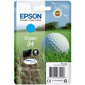 Epson Golf ball Singlepack ciāna 34 DURABrite Ultra tinte