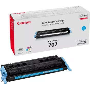 Canon 707 tonera kārtridžs 1 gab. Oriģināls Ciāna