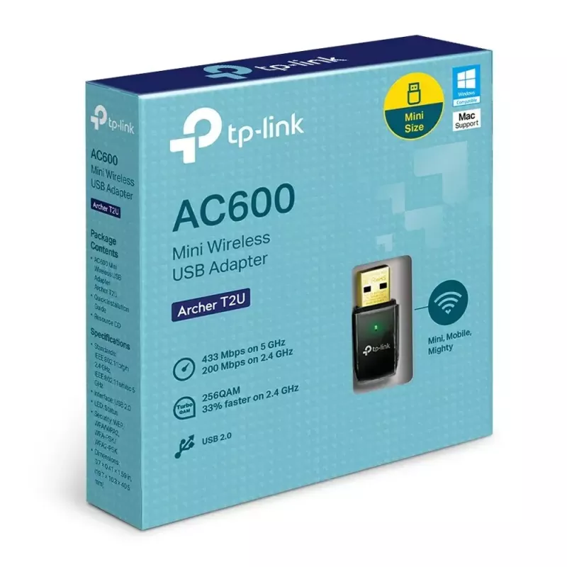 TP-Link AC600 Wireless Dual Band USB WiFi Adapter