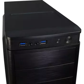 Datora korpuss Inter-Tech IT-5905 Midi Tower melns
