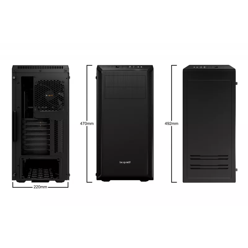 be quiet Pure Base 600 Window Midi Tower melns