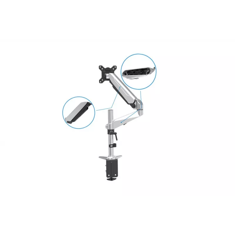 DIGITUS LED/LCD galda statīvs ar gāzes atsperi (DA-90351)
