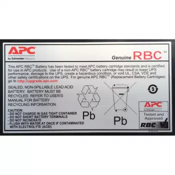 APC akumulatora nomaiņas kasetne RBC22 (OEM)