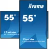 iiyama LH5560UHS-B2AG Signage displejs Digitālā A-tāfele 138.7 cm (54.6 collas) LED Wi-Fi 500 cd/m² 4K Ultra HD Melns Iebūvēts procesors Android 11 24/7