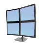 Monitora galda statīvs Ergotron DS Series DS100 Quad 61 cm Melns