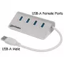 USB centrmezgls Manhattan USB-A 4-portu centrmezgls