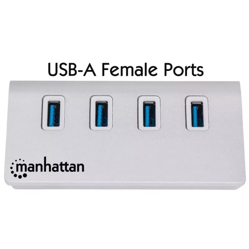 USB centrmezgls Manhattan USB-A 4-portu centrmezgls