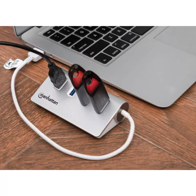 USB centrmezgls Manhattan USB-A 4-portu centrmezgls