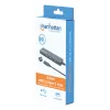 Manhattan USB-C dokstacija/cents, porti (4): USB-A (x4), 5 Gbps (USB 3.2 Gen1 jeb USB 3.0), USB barošana (nav nepieciešams ārējs barošanas avots), ekvivalents HB30CM4AB