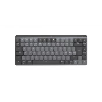 Logitech Mx Mechanical Mini minimālisma bezvadu izgaismota tastatūra - grafīta, taustes klusā, QWERTY, dāņu/norvēģu/zviedru/somu
