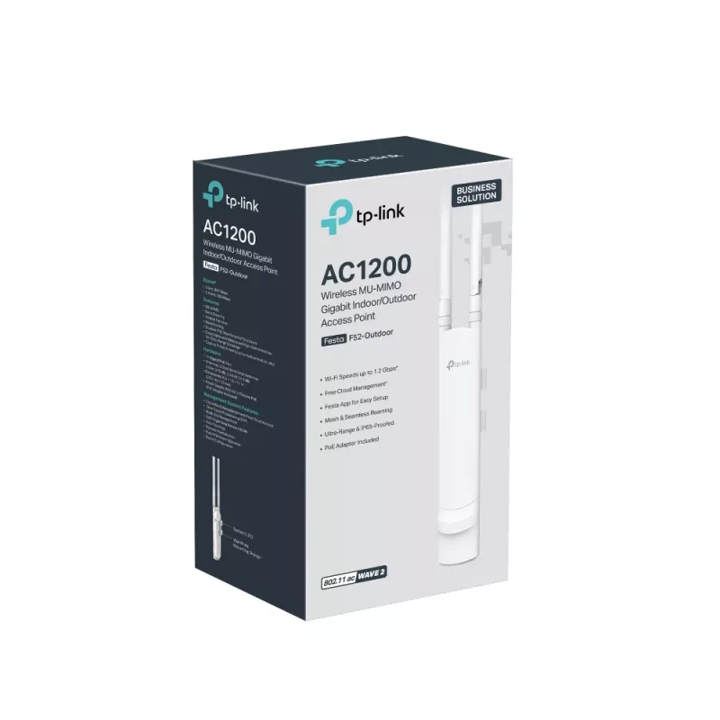 TP-Link Festa F52-Outdoor 1200 Mbit/s balts Power over Ethernet (PoE)