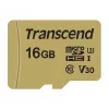 TRANSCEND Micro Sdhc karte 500s 16GB Uhs-i U3 Mlc ar adapteri