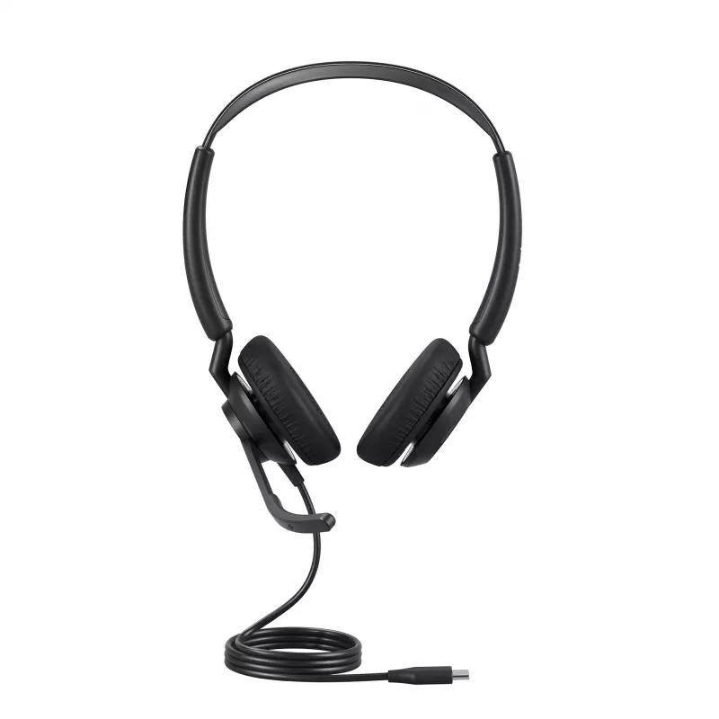 Jabra Engage 50 II - USB-C UC Stereo, vadu, birojam/zvanu centram, 65 g, austiņas, melna