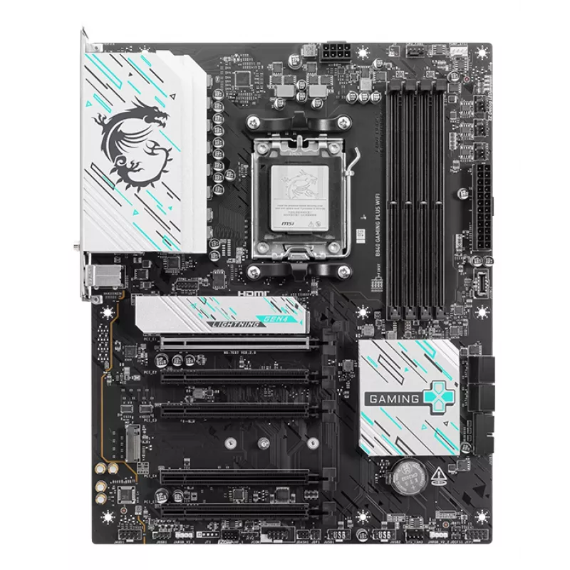 MSI B840 GAMING PLUS WIFI mātesplate AMD B840 Socket AM5 ATX