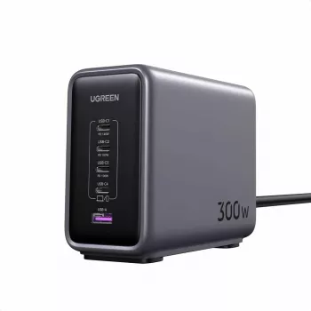 Ugreen 90903B mobilo ierīču lādētājs Universāls Melns, Pelēks AC Ātrā uzlāde Iekštelpām