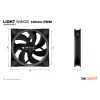 be quiet Light Wings 140mm ARGB PWM ventilators melns 3 gab. komplekts