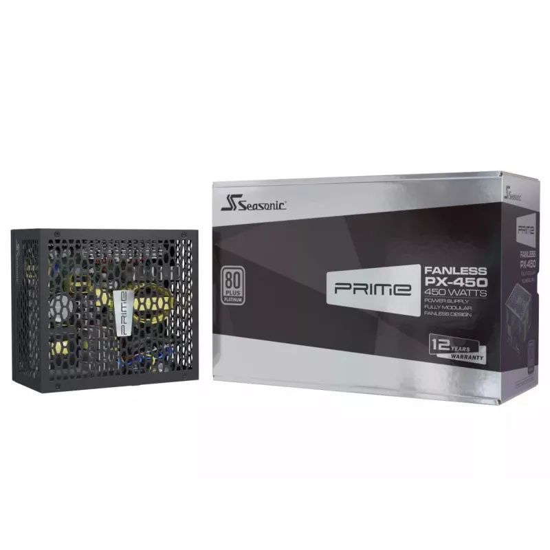 SEASONIC Prime Fanless Px Barošanas bloks 450 W 20+4 kontaktu ATX