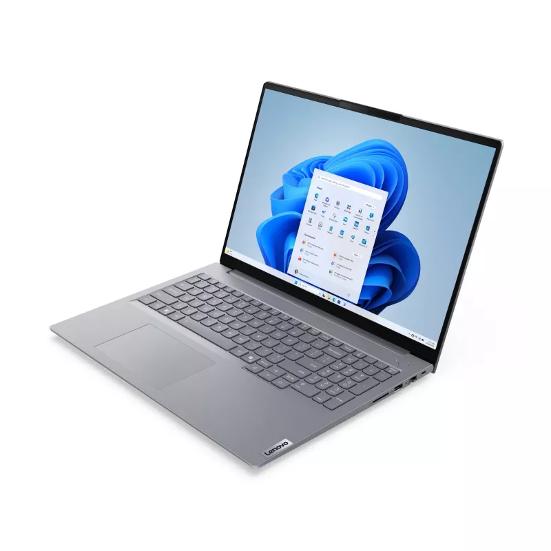 Lenovo ThinkBook 16 G8 IAL Intel Core Ultra 7 255H Klēpjdators 40,6 cm (16 collu) WUXGA 32 GB DDR5-SDRAM 1 TB SSD Wi-Fi 6E (802.11ax) Windows 11 Pro German pelēka