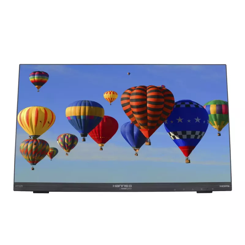 Hannspree HT225HPB datora monitors 54,6 cm (21,5 collu) 1920 x 1080 pikseļi Full HD LED skārienekrāns Galda virsmas Melns