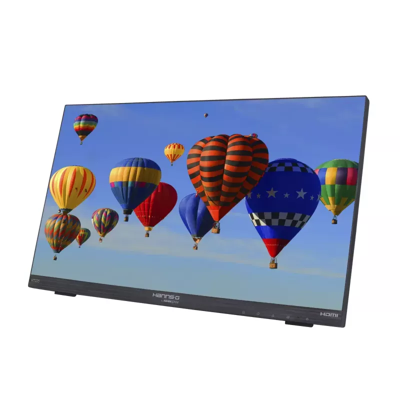 Hannspree HT225HPB datora monitors 54,6 cm (21,5 collu) 1920 x 1080 pikseļi Full HD LED skārienekrāns Galda virsmas Melns