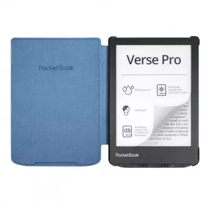 Vāciņš PocketBook H-S-634-B-WW e-grāmatu lasītāja futrālis 15,2 cm 6 collu zils