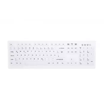 Contour Design Active Key AK-C8100F-FUS-W/GE tastatūra Medicīnas RF bezvadu QWERTZ vācu balta