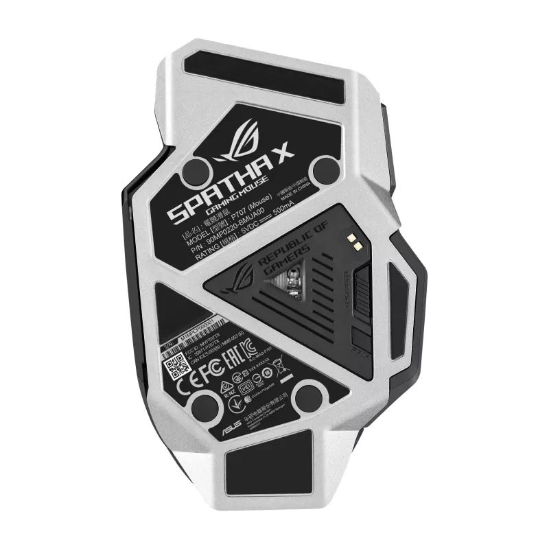 ASUS ROG Spatha X pele Gaming Labā roka RF Bezvadu + USB Type-C Optiskā 19000 DPI