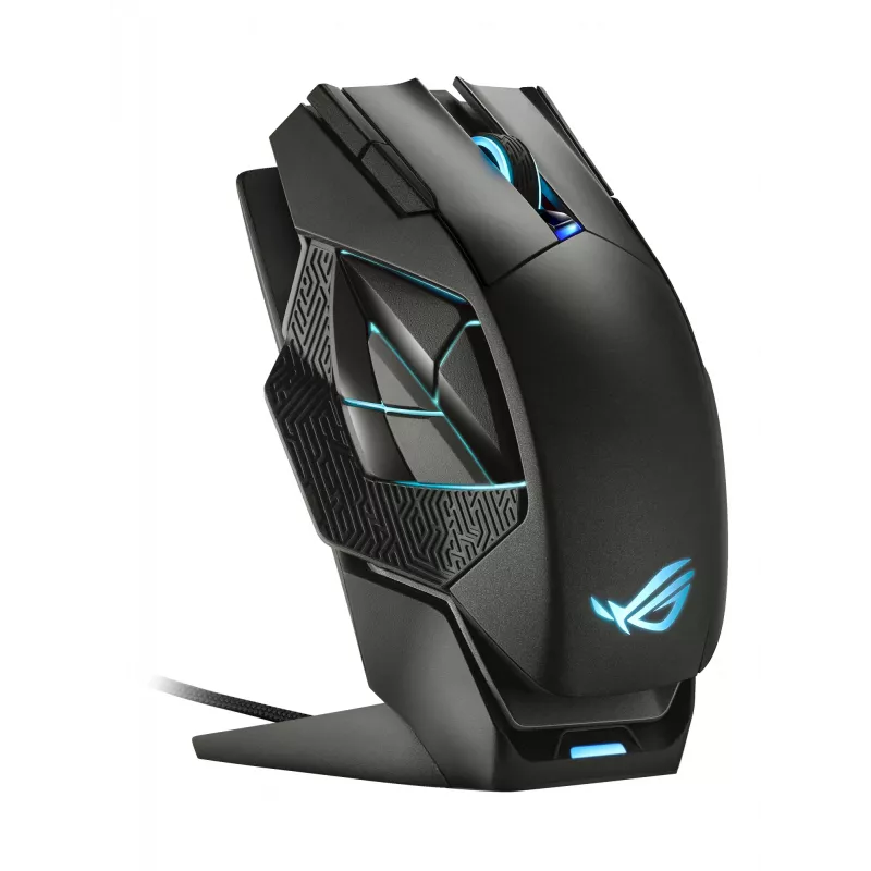 ASUS ROG Spatha X pele Gaming Labā roka RF Bezvadu + USB Type-C Optiskā 19000 DPI