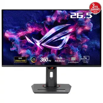 ASUS ROG Strix OLED XG27ACDNG datora monitors 67,3 cm (26,5 collu) 2560 x 1440 pikseļi Quad HD QD-OLED Melns