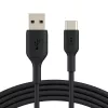 USB kabelis Belkin CAB001BT1MBK 1m USB A USB C Melns