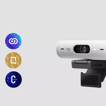 Tīmekļa kamera Logitech Brio 500 Full HD 4MP USB-C balta