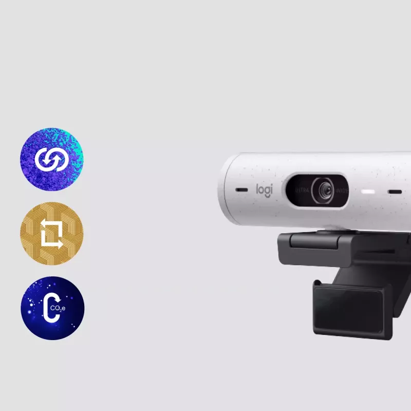 Tīmekļa kamera Logitech Brio 500 Full HD 4MP USB-C balta