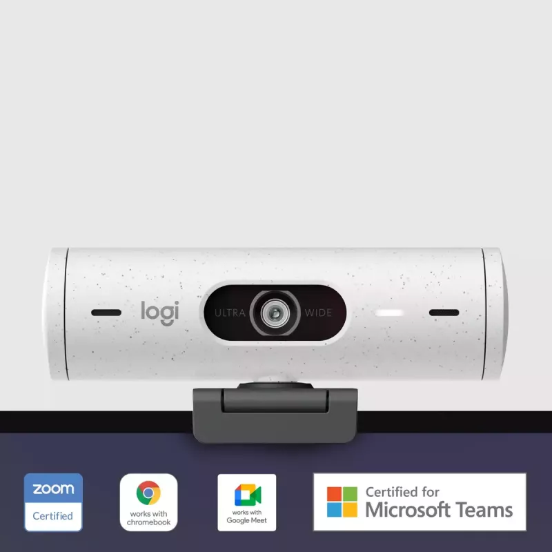 Tīmekļa kamera Logitech Brio 500 Full HD 4MP USB-C balta