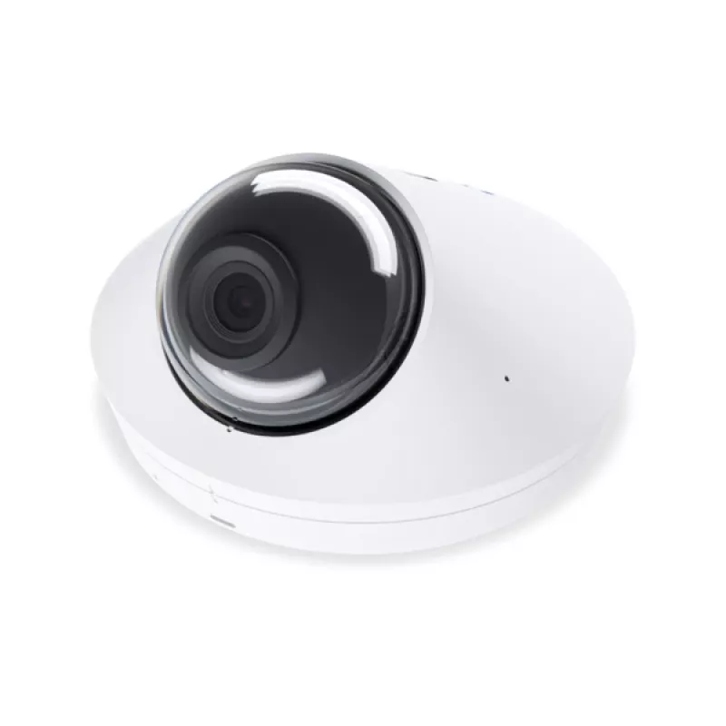 IP novērošanas kamera UBIQUITI UVC‑G4‑DOME — kupola, griestu stiprinājums, vadu, 5 MP (2688x1512), 86° horizontāli, āra/iekštelpu, balta