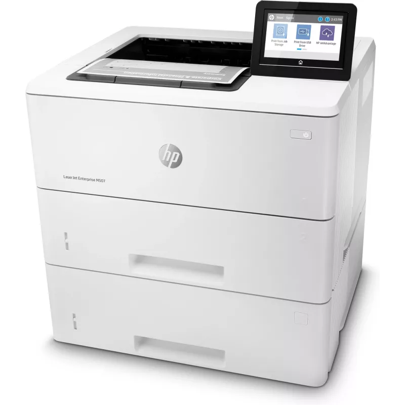 HP LaserJet Enterprise M507x, lāzerprinteris, 1200 x 1200 DPI, A4, 43 ppm, abpusējā drukāšana, tīklam gatavs