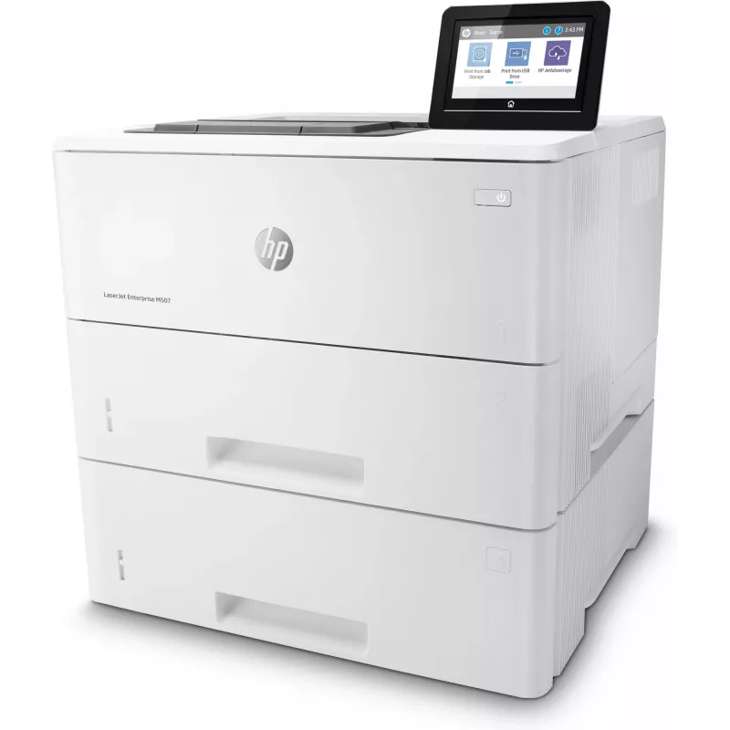 HP LaserJet Enterprise M507x, lāzerprinteris, 1200 x 1200 DPI, A4, 43 ppm, abpusējā drukāšana, tīklam gatavs