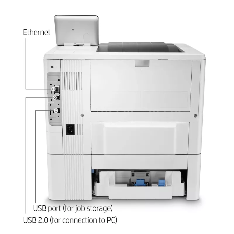 HP LaserJet Enterprise M507x, lāzerprinteris, 1200 x 1200 DPI, A4, 43 ppm, abpusējā drukāšana, tīklam gatavs