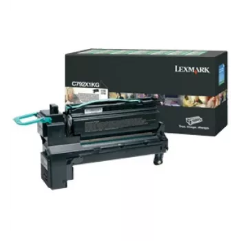 LEXMARK tonera kasete - C792 - Extra High Yield Return Program - 20k lapas - Melns
