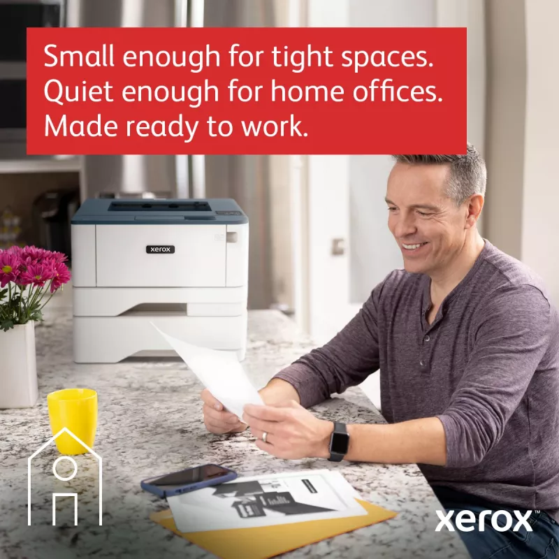Xerox B310 A4 40ppm bezvadu divpusējā printeris PS3 PCL5e/6 2 paplātes, kopā 350 lapas