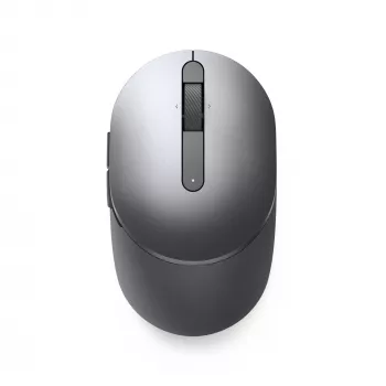 DELL Pro Plus Compact pele - MS5120W - Titāna pelēks, piemērota abām rokām, optiskā, RF bezvadu + Bluetooth, 1600 DPI, pelēka, titāna