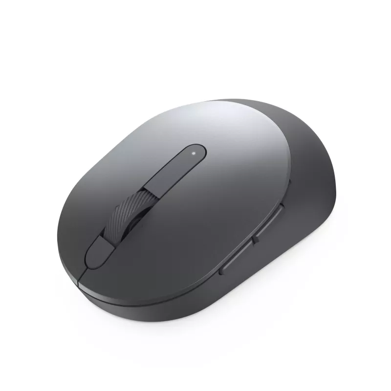 DELL Pro Plus Compact pele - MS5120W - Titāna pelēks, piemērota abām rokām, optiskā, RF bezvadu + Bluetooth, 1600 DPI, pelēka, titāna