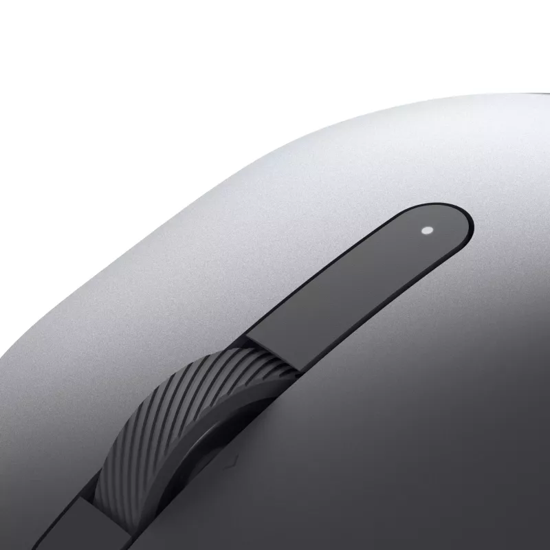 DELL Pro Plus Compact pele - MS5120W - Titāna pelēks, piemērota abām rokām, optiskā, RF bezvadu + Bluetooth, 1600 DPI, pelēka, titāna