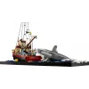 Konstruktors LEGO Ideas 21350 Jaws komplekts — 1497 detaļas, 3 minifigūras, laiva un ikoniskā haizivs, ieteicamais vecums 18+