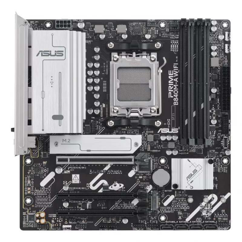 Mātesplate ASUS PRIME B840M-A WIFI AMD B840 Socket AM5 micro ATX